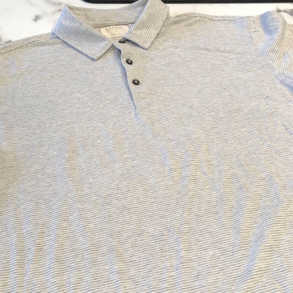 LinkSoul Luxury Cotton Golf Polo Mens L